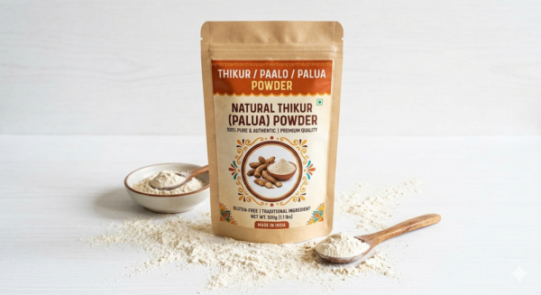 Organic Homemade Raw Thikur/paalo/Palua/Paala Gunda Crystals/Koova Podi Powder