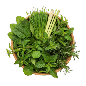 Raw Green Herbs