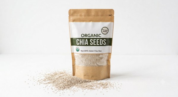Premium Organic White Chia Seeds