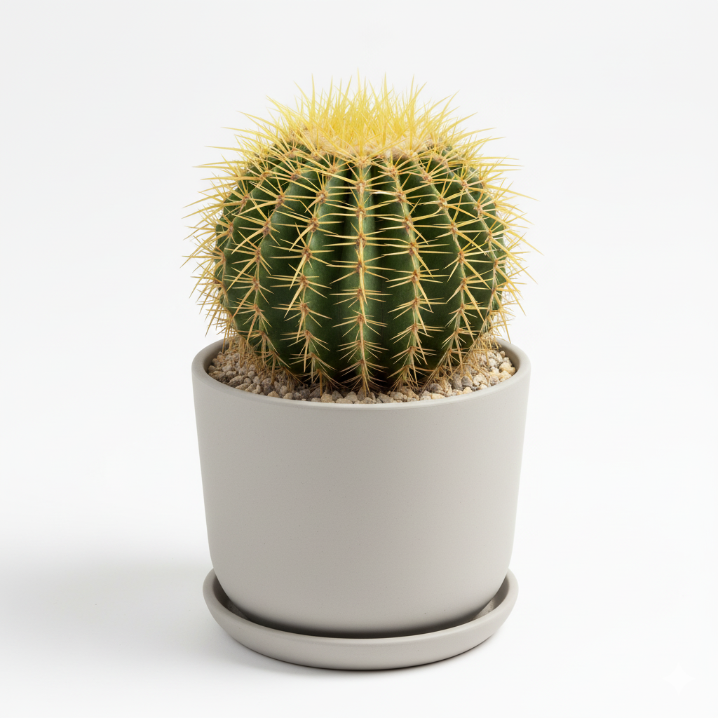 Garden Cactus Round Shape Nursery live Indoor Plant With Pot