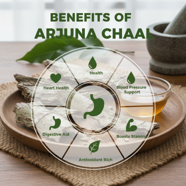 Whole dried Arjuna chaal/barks