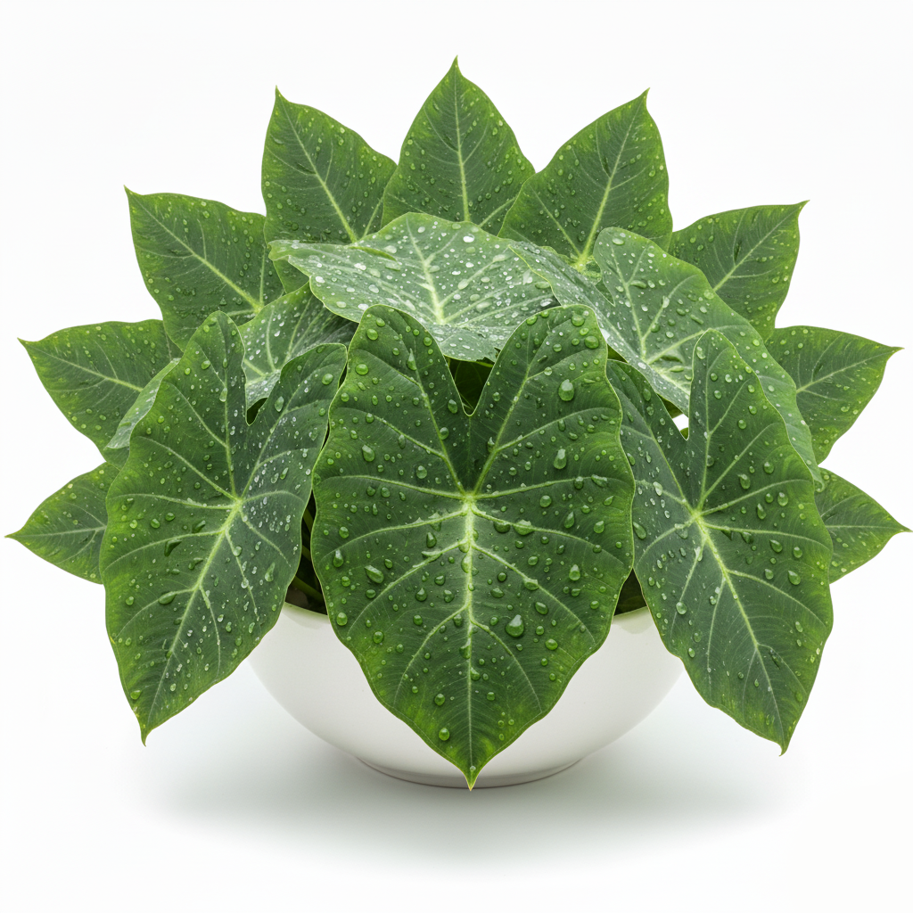 Fresh Colocasia (Arbi) green leaves – organic herbal edible leaves India