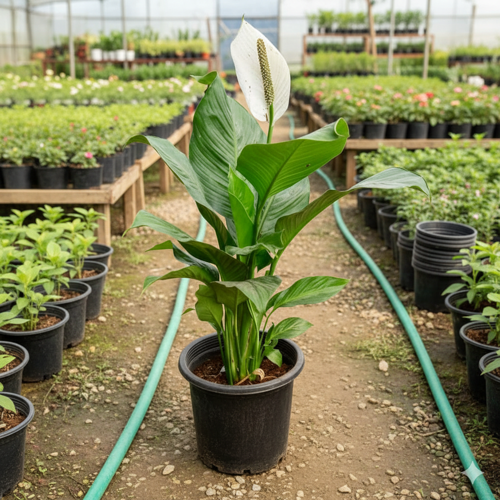 Peace Lily Flower Healthy Plant - Image 3