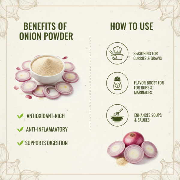 Homemade Fresh Onion Powder