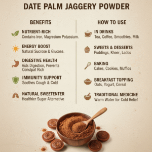 Pure Date Palm Jaggery/Khejur Patali Powder - Image 2