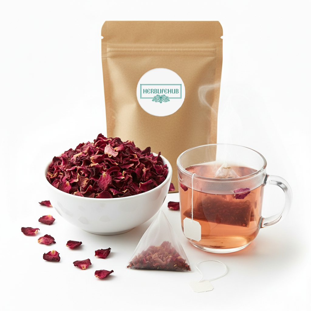 Fresh Sundried Rose Petals Tea