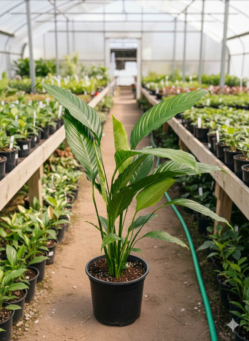 Peace Lily Flower Healthy Plant - Image 4