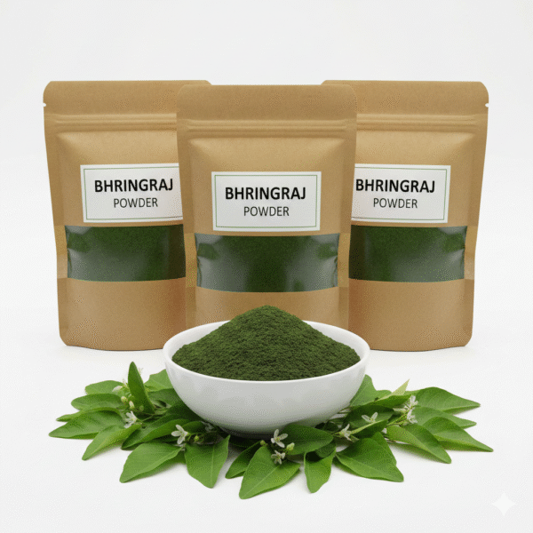Organic Bhringraj/Bhangra/Karisalankanni Sundried Fresh Powder