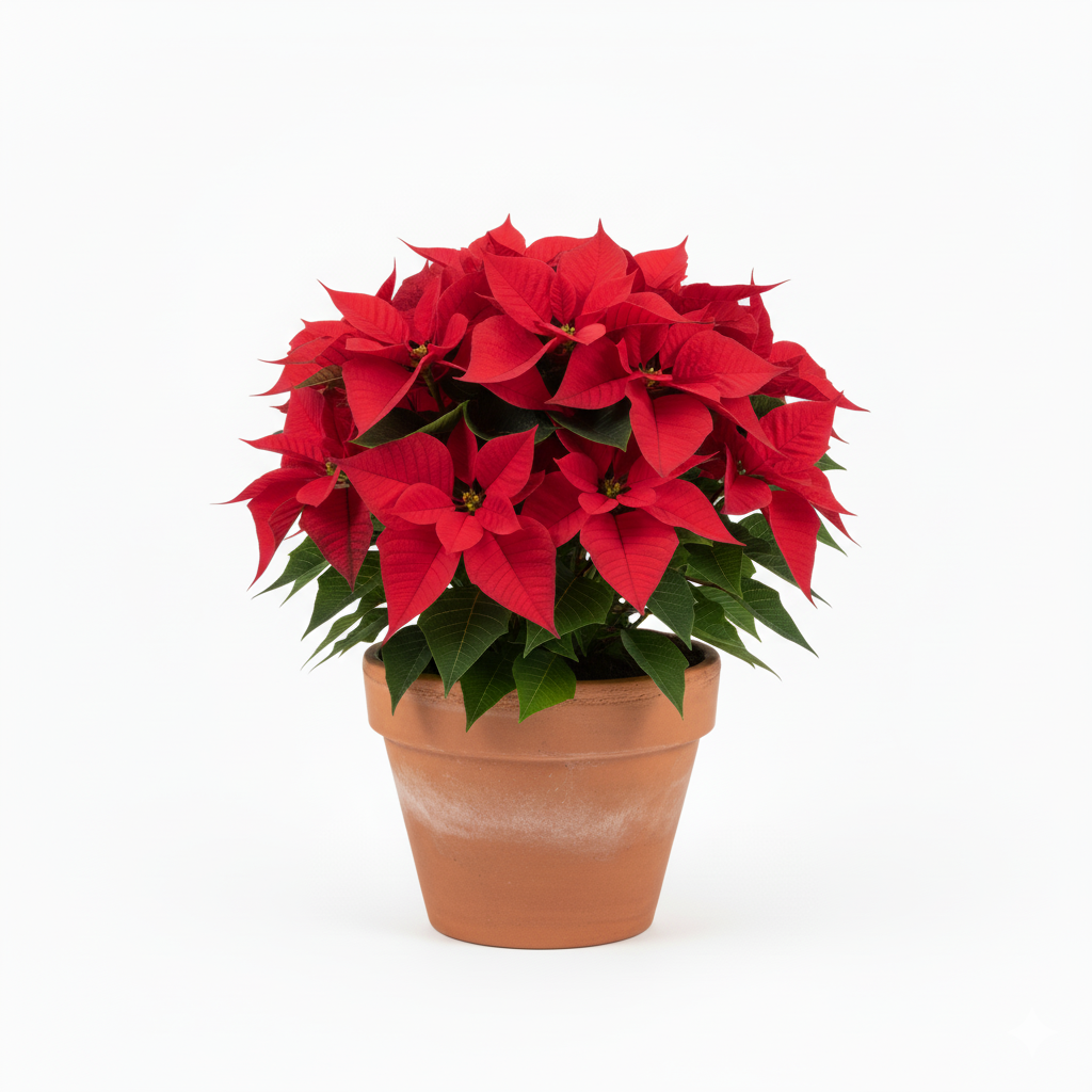 Poinsettia Flower Healthy Plant