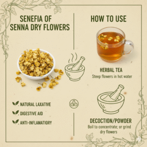 Pure Fresh Dried Senna/Avarampoo Flowers Tea - Image 3