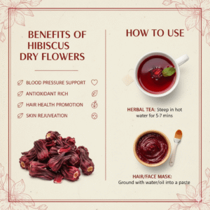 Fresh Sundried Hibiscus Flowers Tea - Image 3
