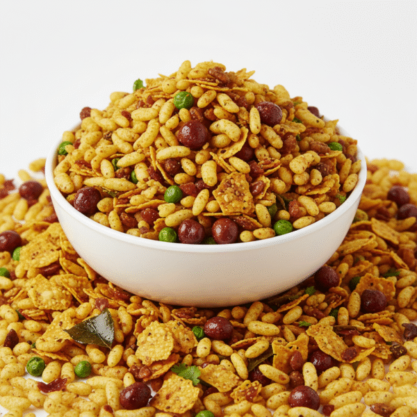 Homemade Fresh Mixed Masala Puffed Rice/Chaal Vaja