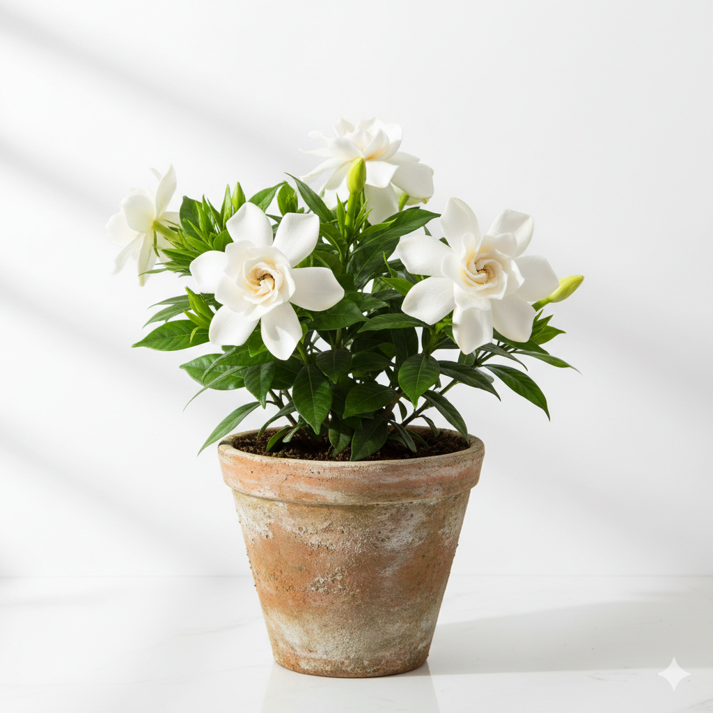 Gardenia Gandharaj Live Healthy Flower Plant