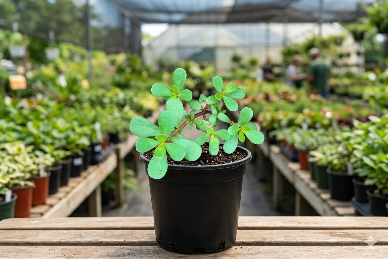 Purslane/Kulfa/Ghol Bhaji/Payalaku Rare Herbal Live Plant - Image 3