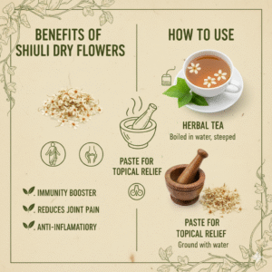 Fresh Sundried Harshinger/Shiuli Flowers Tea - Image 2