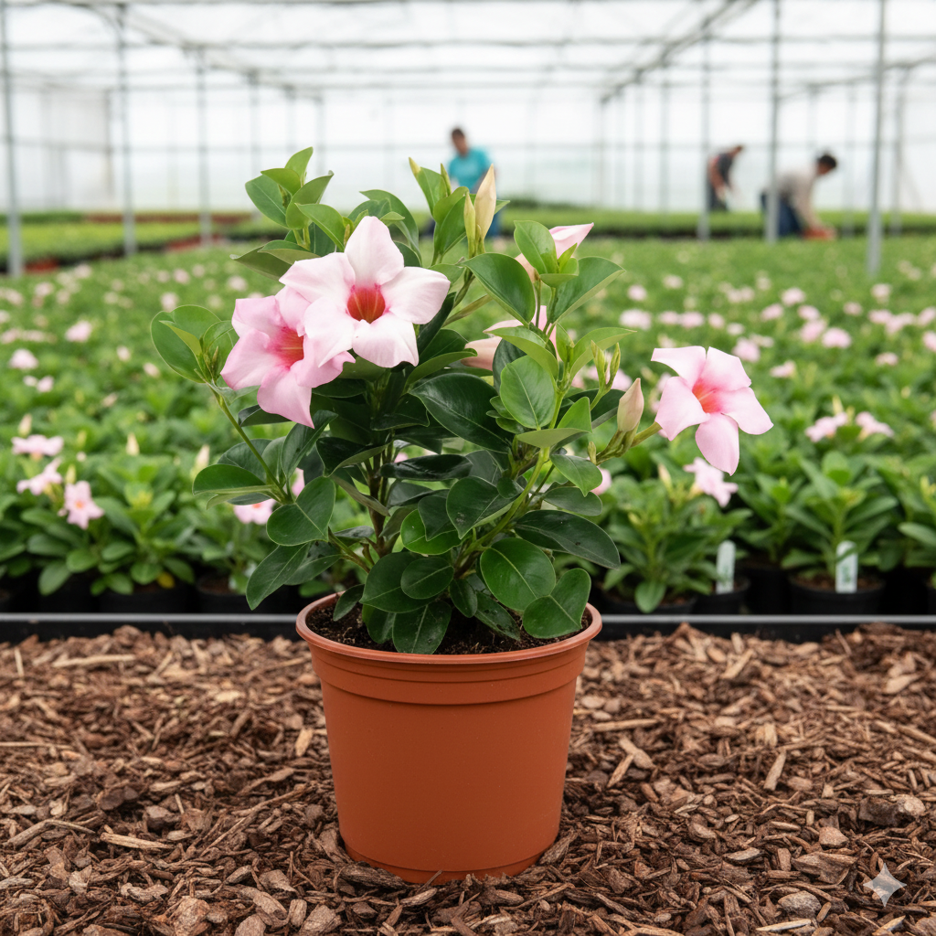 Mandevilla Flower Live Nursery Plant - Image 4