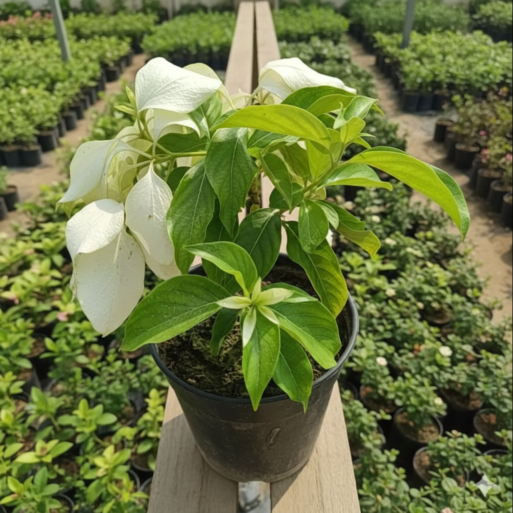 Mussaenda Healthy Flower Plant - Image 6