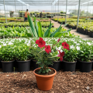 Mandevilla Flower Live Nursery Plant - Image 3