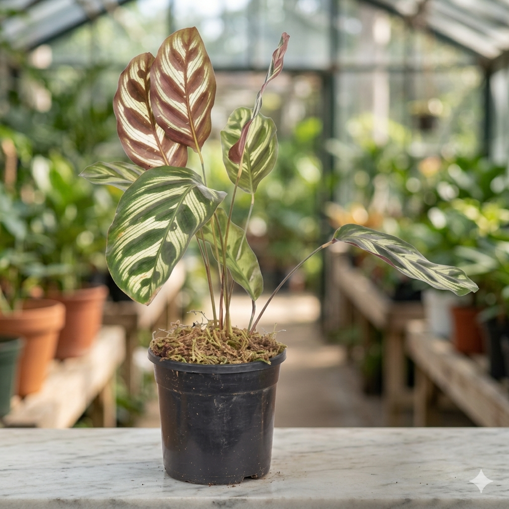 Calathea Makoyana Peacock Indoor Plant - Image 3