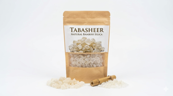 Organic Tabashir/Vanslochan White Crystals
