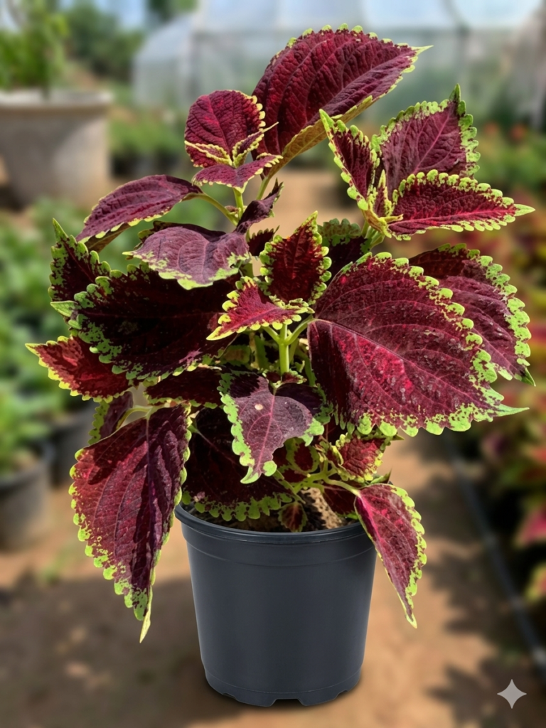 Coleus Hybrid Red Healthy Plant