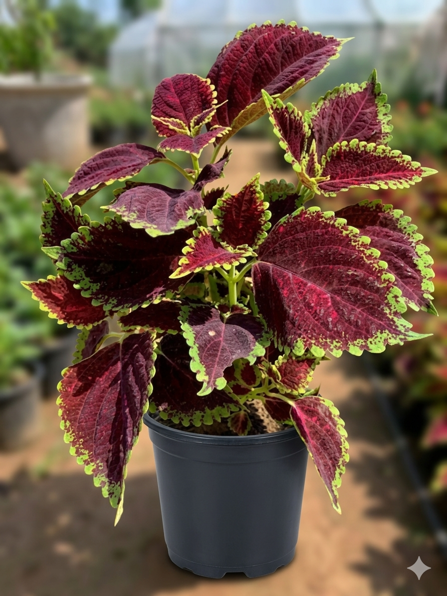 Coleus Hybrid Red Healthy Plant - Image 3
