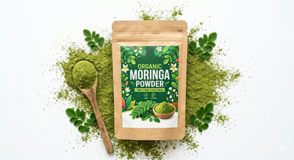 Natural Homemade Moringa Leaf Powder