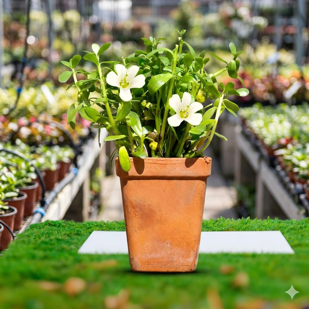 Brahmi/Nirpirami/Bramai (Bacopa monnieri) Live Healthy Herbal Plant - Image 3