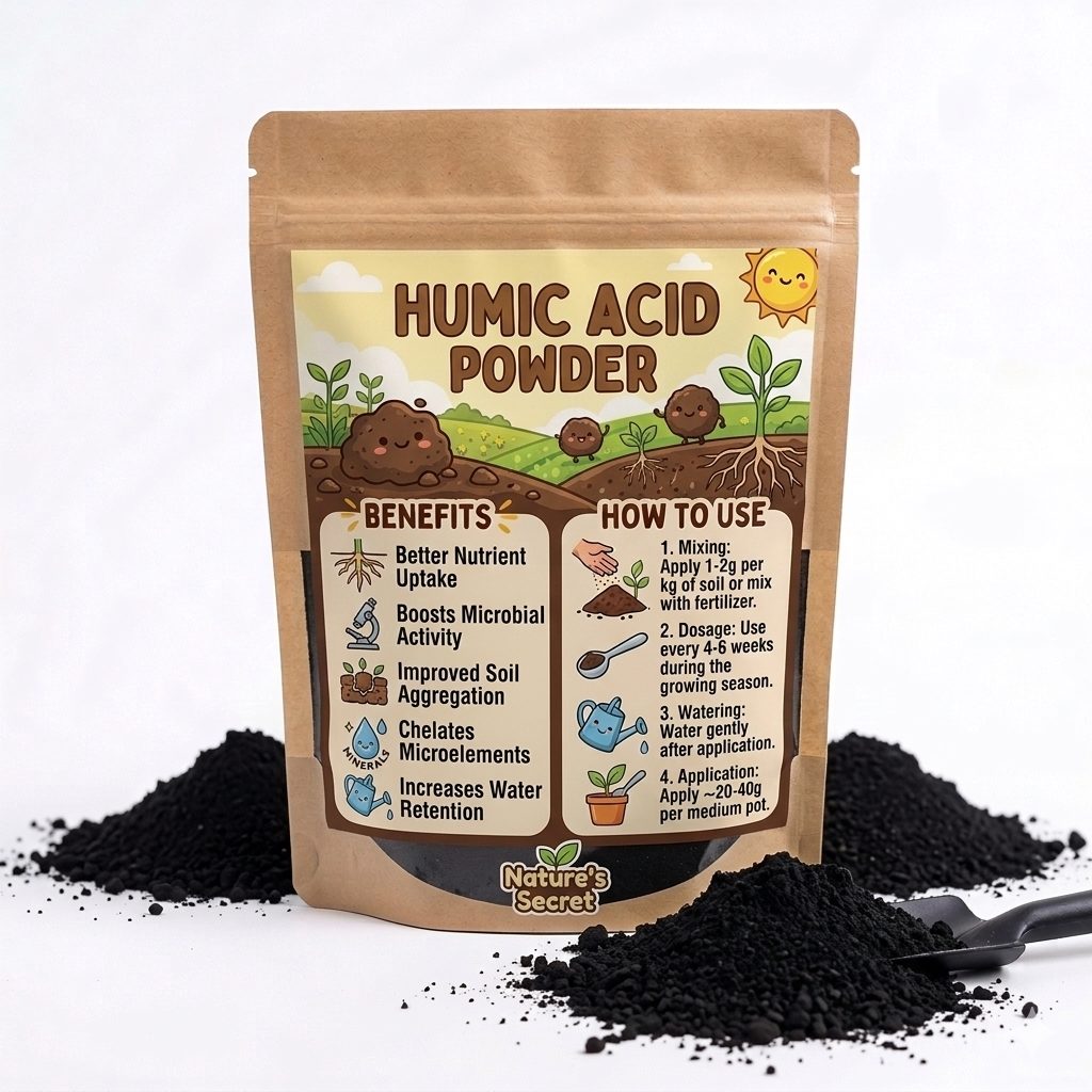 Activated Humic Acid Powder For Gardening Plants