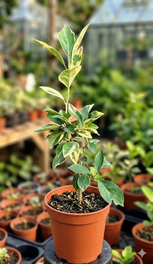 Thai Variegated Malta Fruit Grafted 1-2Foot Longer Healthy Plant