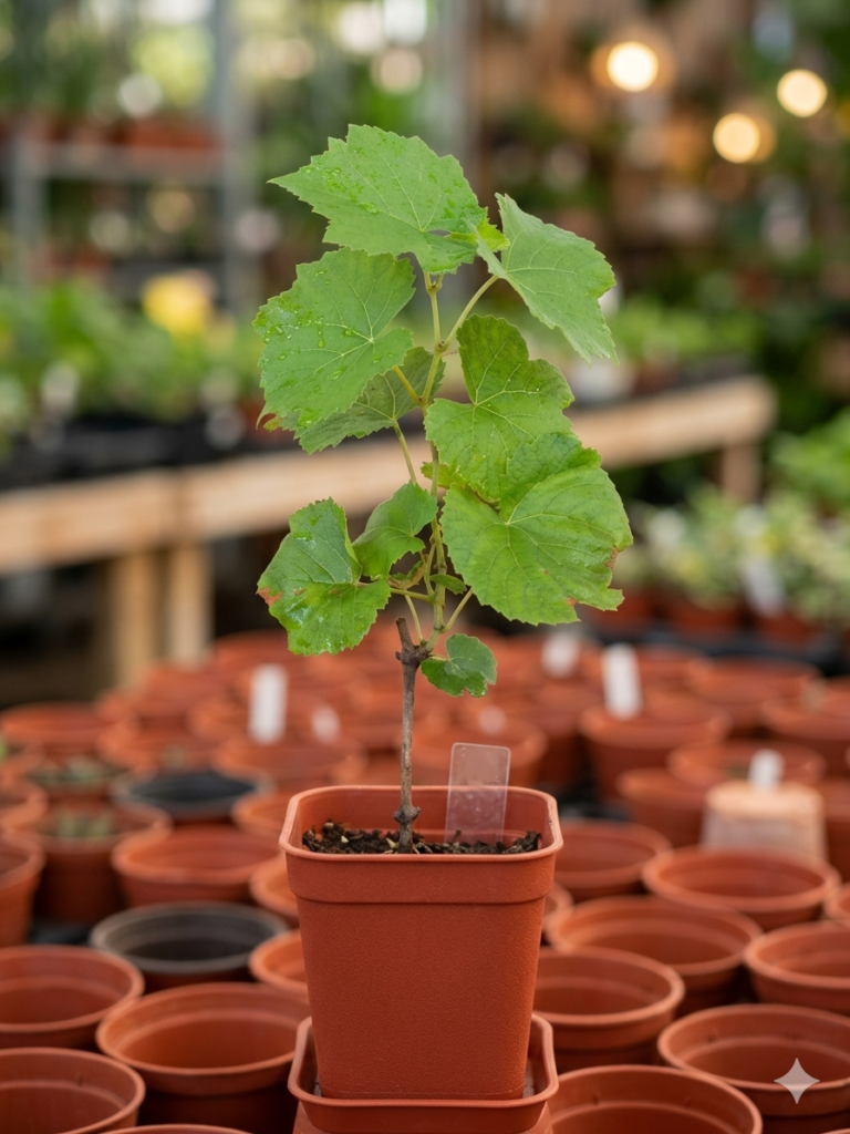 Hybrid Sweet Grapes Healthy Plant