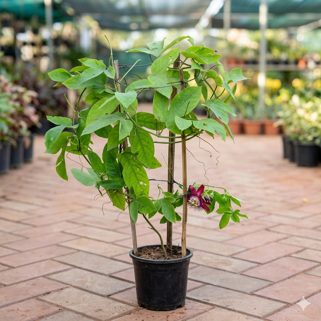 Passiflora Passion Flower/Rakhi Bel/Krishna Kamal Flower Live Plant - Image 6