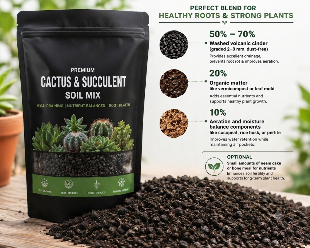 Organic Soil Mix For Adenium,Cactus&Succulents