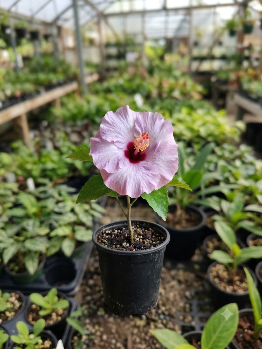 Hybrid Double Petal Purple Variety Hibiscus/Gudhal Flower Plant - Image 2