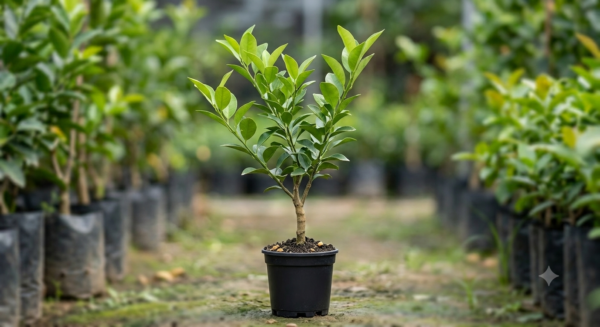 Hybrid Kolkata Pati Lemon Healthy Plant