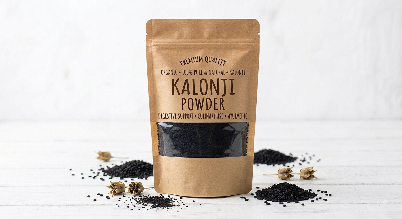 Organic Kalonji Black Seeds Powder - Image 1