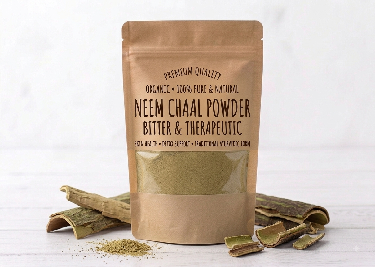 Organic Neem Chal/Veppam Pattai/Nimbaka/Margosa Bark Powder - Image 1