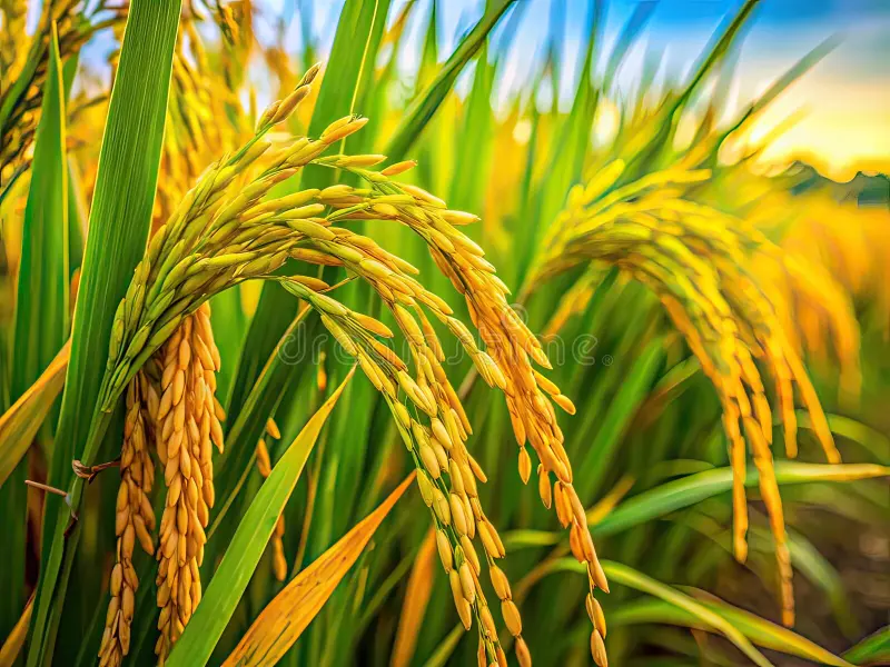 Hybrid Paddy Rice Healthy Live Plant